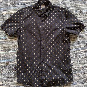 ASOS Pineapple Pattern Short-Sleeve